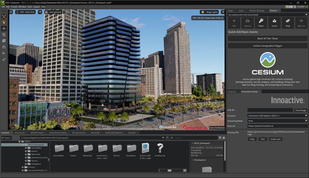 Innoactive Portal Streams Geospatial Data with Cesium and NVIDIA Omniverse Applications
